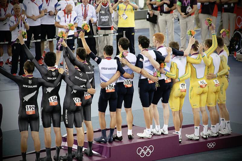 olympics medal ceremony